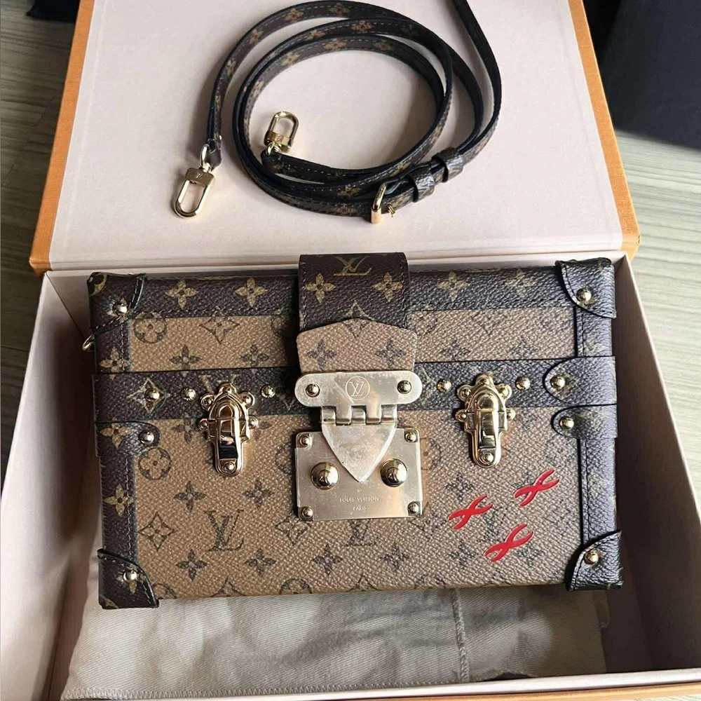 Louis Vuitton Monogram Canvas Trunk Bag AUTHENTIC - Picture 1 of 16